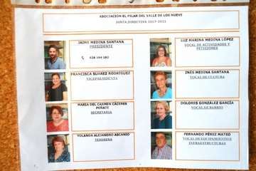 Reunión de los candidatos nacionalistas (NC) con la directiva del colectivo vecinal del Valle de los Nueve (Foto TA)